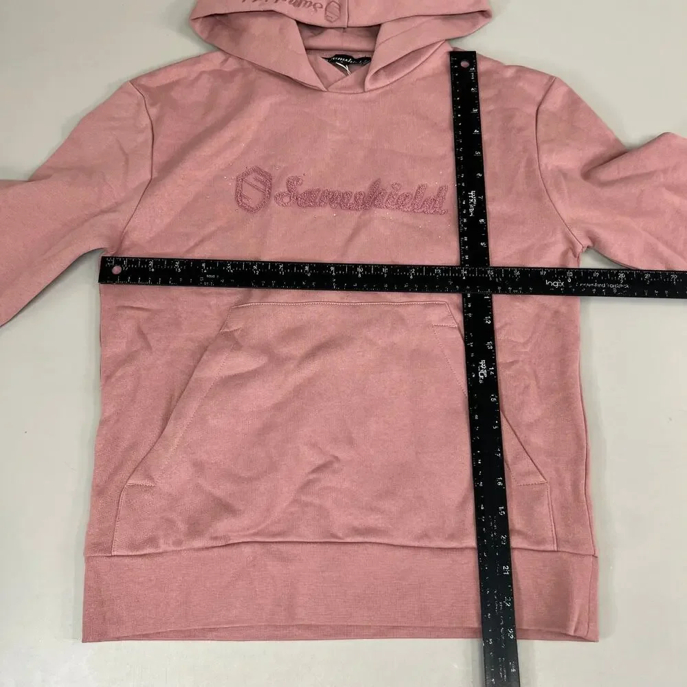 SAMSHIELD Camilla Equestrian Hooded Women's Sweatshirt Sz S Blush Pink - Picture 8 of 11